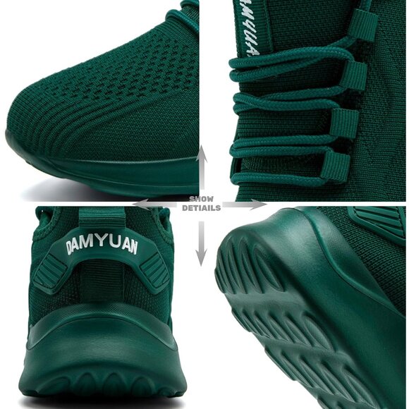 Brand New Women Dark Green Ethylene Vinyl Acetate ZMBCYG Running Sneakers - Picture 5 of 9